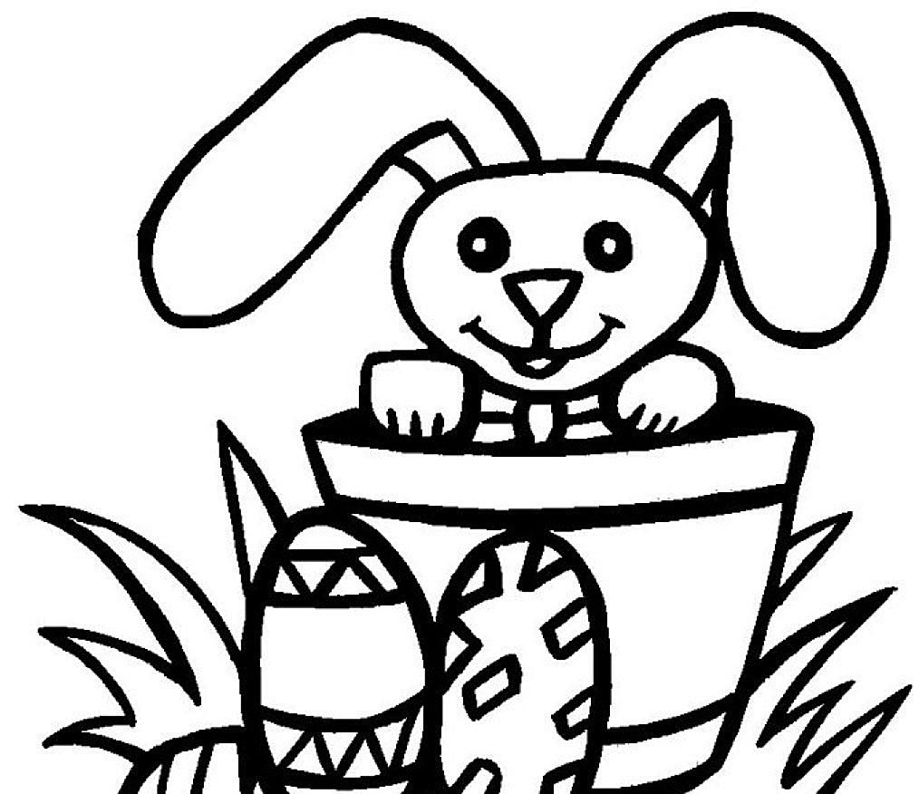 Coloring Pages Free Kids Easter Coloring Pages