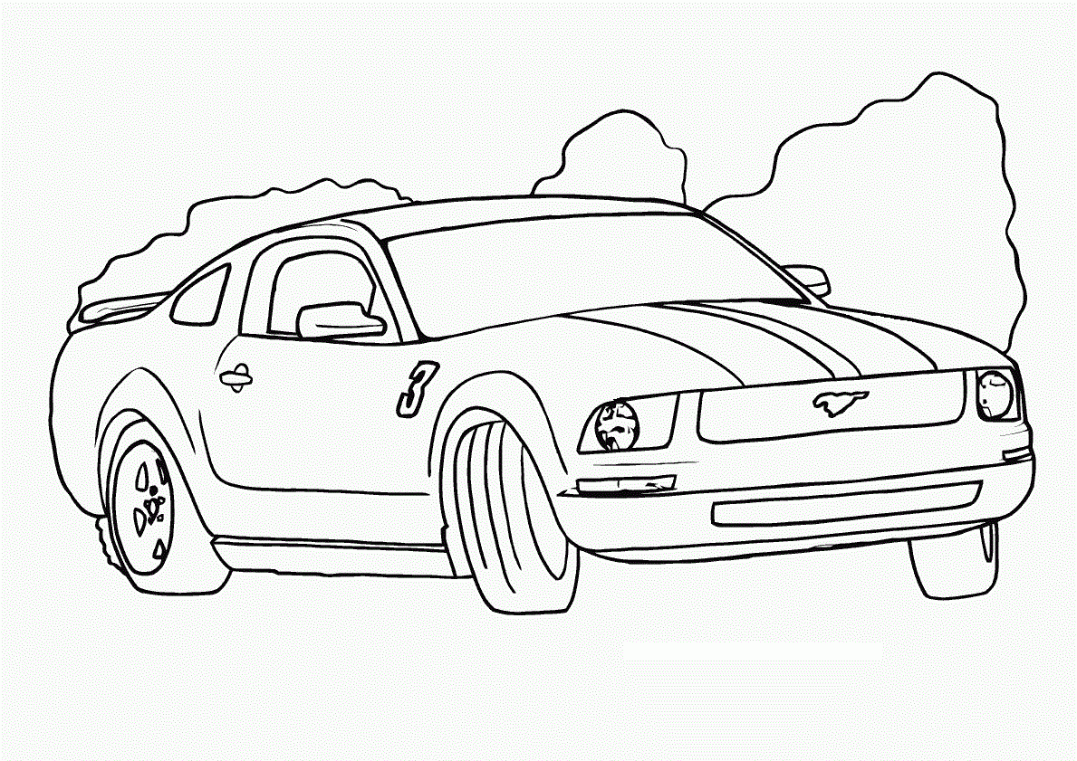 Coloring Pages Free Printable Race Car Coloring Pages