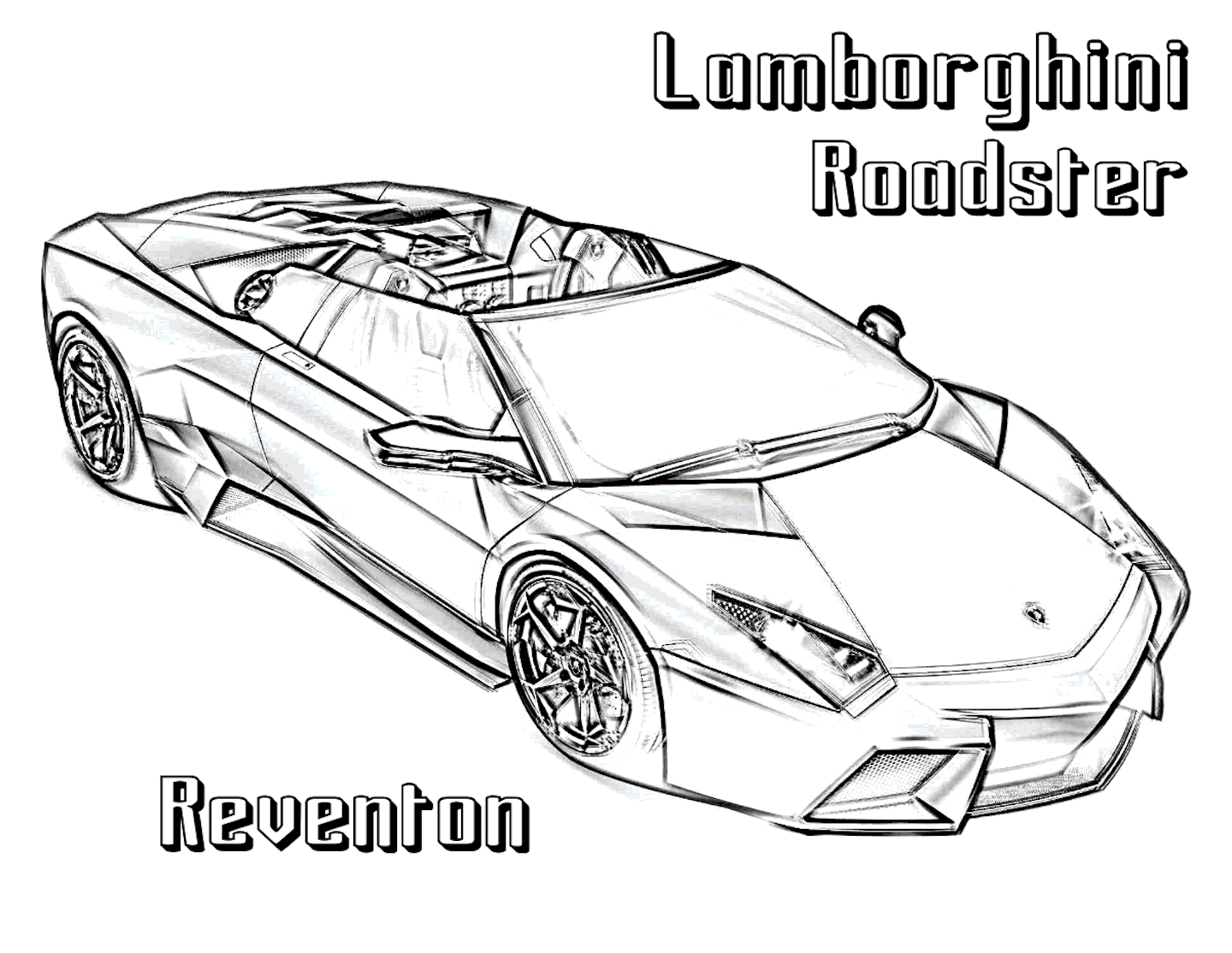 lamborghini coloring supercar sports car coloring pages