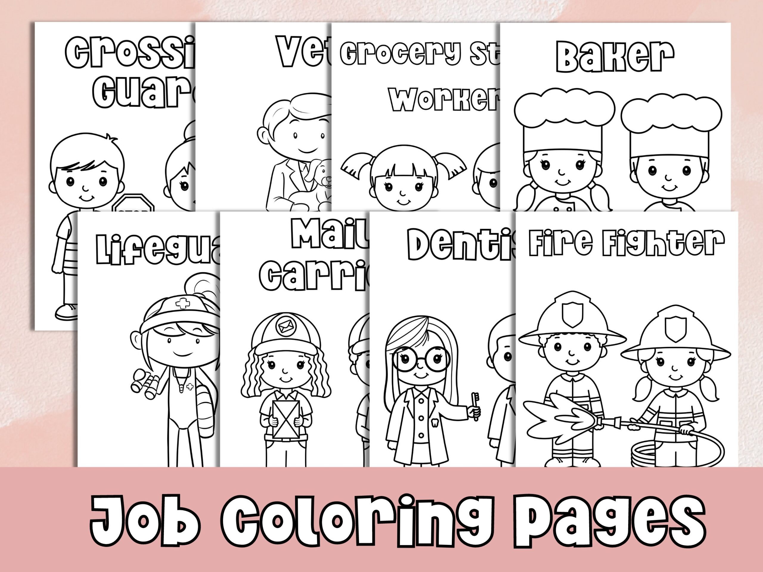 Community Helpers Jobs Career Day Jobs Coloring Pages Coloring Pages Community Helper Coloring Printable Coloring Pages Homeschool Etsy Community Helpers Jobs Career Day Jobs Coloring Pages Coloring Pages Community Helper Coloring Printable Coloring Pages Homeschool Etsy