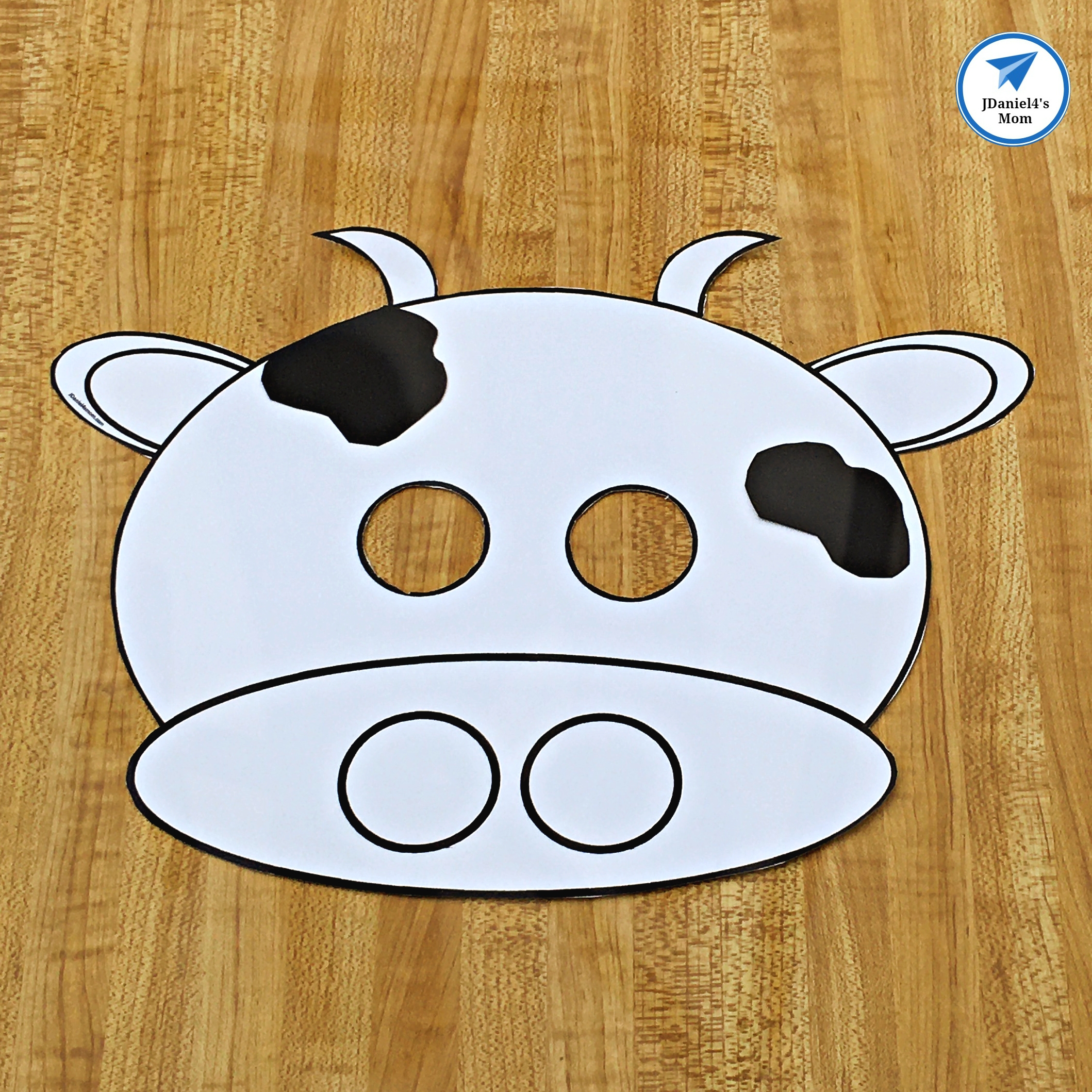 Cow Mask Printable Template JDaniel4s Mom Cow Mask Printable Template JDaniel4s Mom