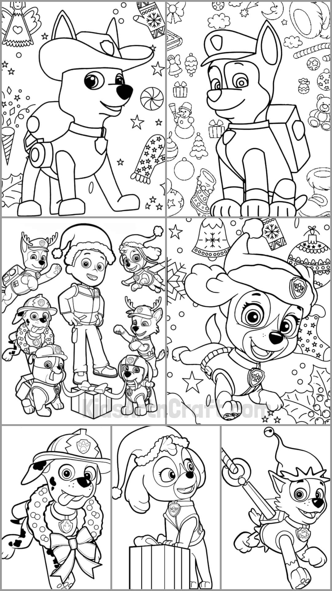 Creative Paw Patrol Christmas Coloring Pages For Kids Kids Art Craft Creative Paw Patrol Christmas Coloring Pages For Kids Kids Art Craft