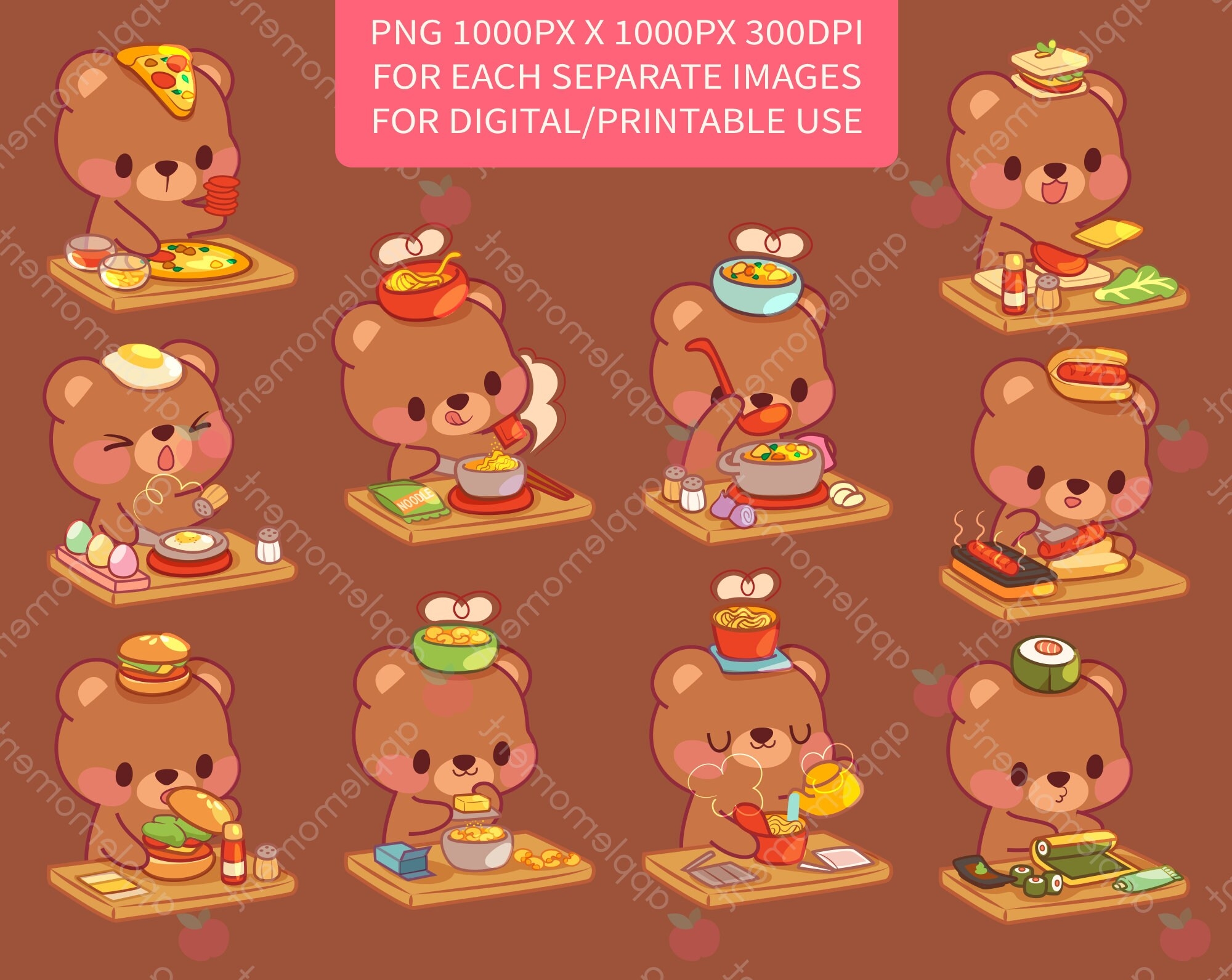 printable brown bear characters