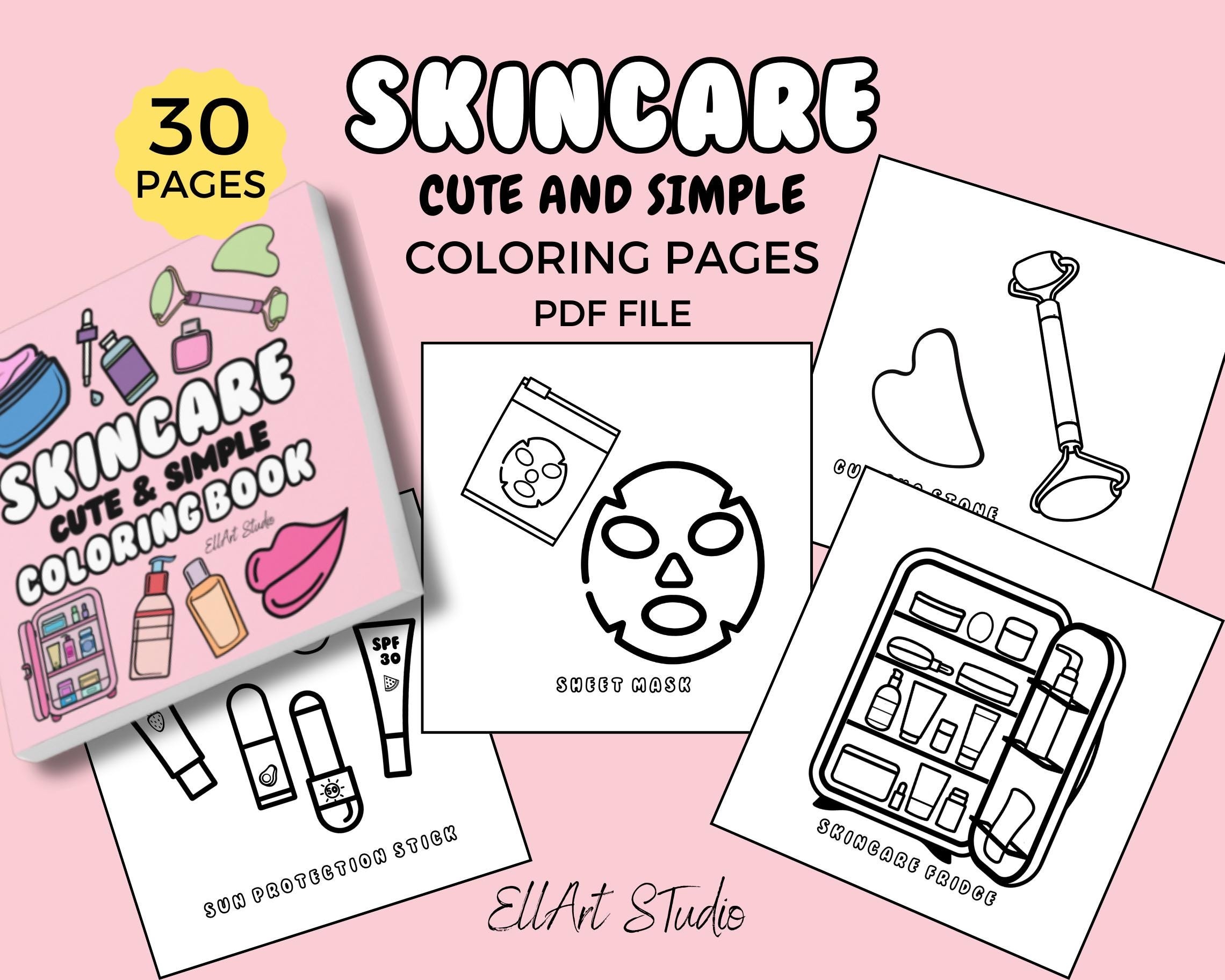 Cute Skincare Coloring Pages Cute Coloring Book Digital Simple Coloring Book PDF Easy Coloring Pages Cosmetics Easy Coloring Book Etsy Cute Skincare Coloring Pages Cute Coloring Book Digital Simple Coloring Book PDF Easy Coloring Pages Cosmetics Easy Coloring Book Etsy