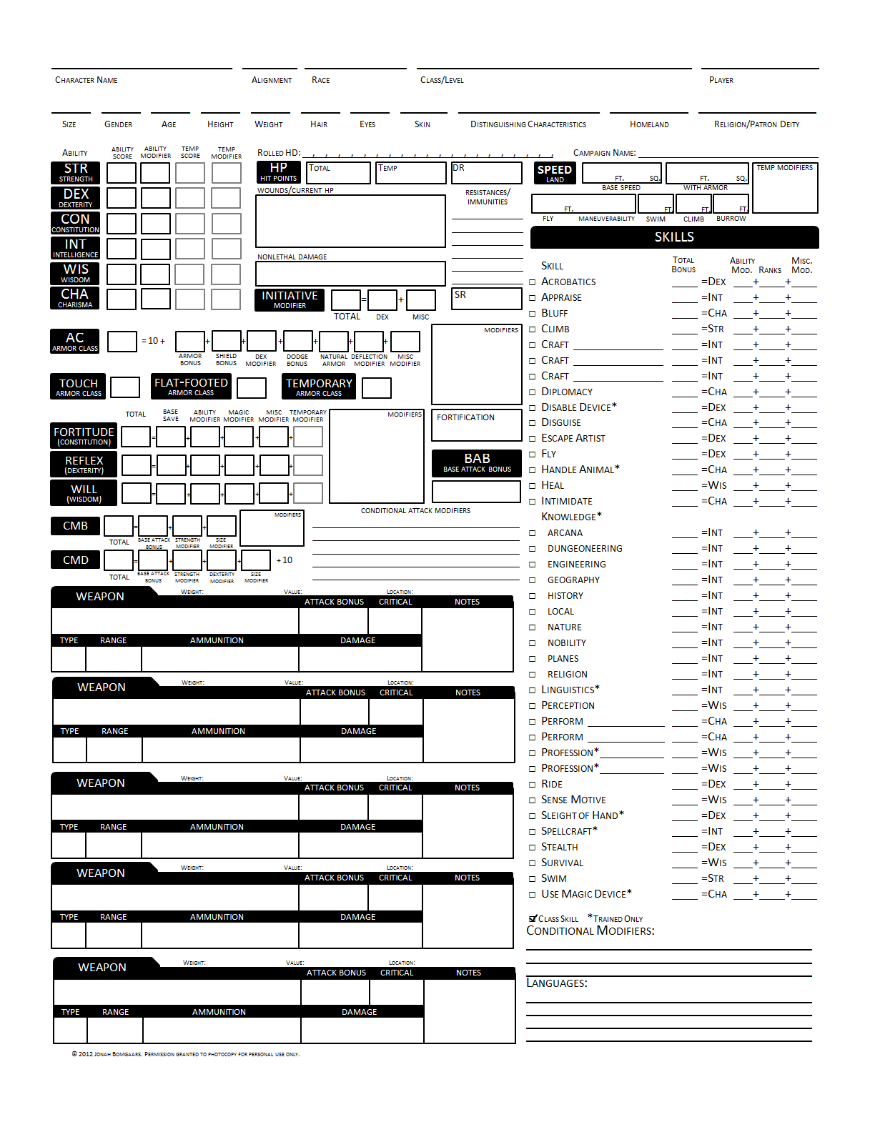 D20 Despot Improved Character Sheet V1 0 D20 Despot Improved Character Sheet V1 0
