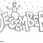 December Coloring Pages DOODLE ART ALLEY