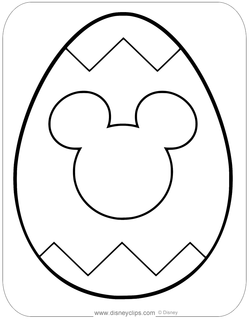 Disney Easter Egg Coloring Pages Disneyclips Disney Easter Egg Coloring Pages Disneyclips