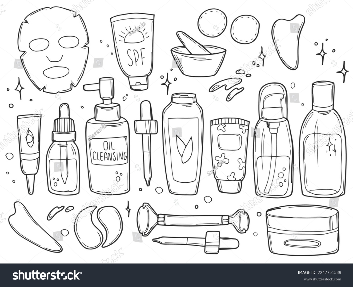 Doodle Skin Care Cosmetics Set Beauty Stock Vector Royalty Free 2247751539 Shutterstock Doodle Skin Care Cosmetics Set Beauty Stock Vector Royalty Free 2247751539 Shutterstock