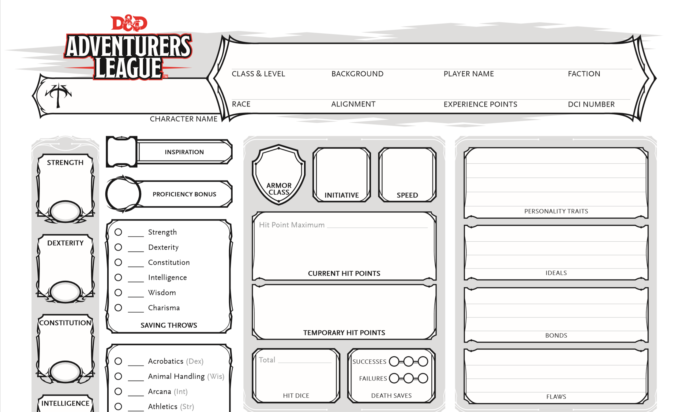 Dungeons Dragons Character Sheet Edel Alon Dungeons Dragons Character Sheet Edel Alon