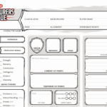 Dungeons Dragons Character Sheet Edel Alon