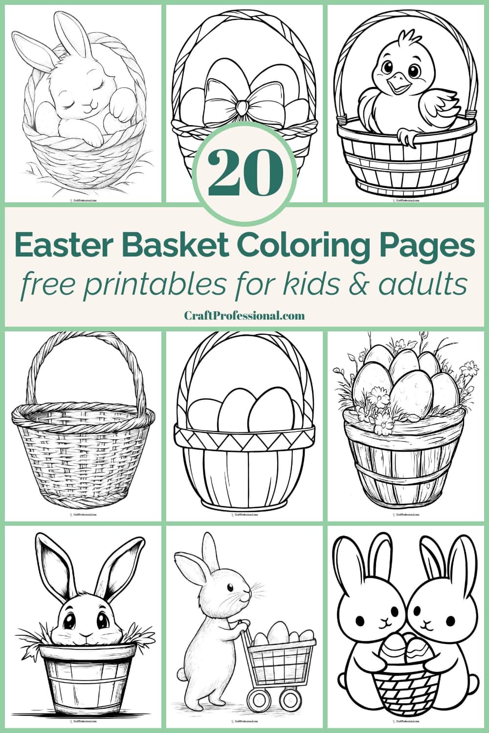 Easter Basket Coloring Pages Free Printable Designs For Kids Adults Easter Basket Coloring Pages Free Printable Designs For Kids Adults