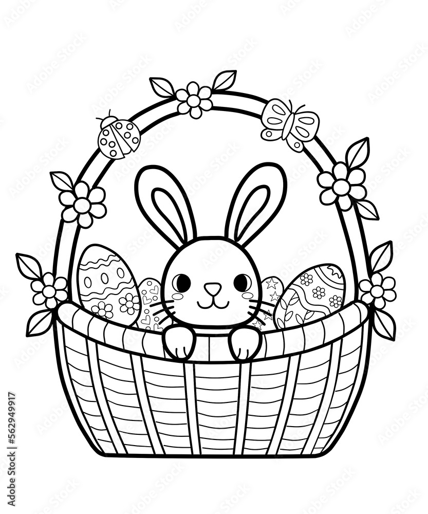 cute easter bunnies coloring pages cute easter bunnies coloring pages