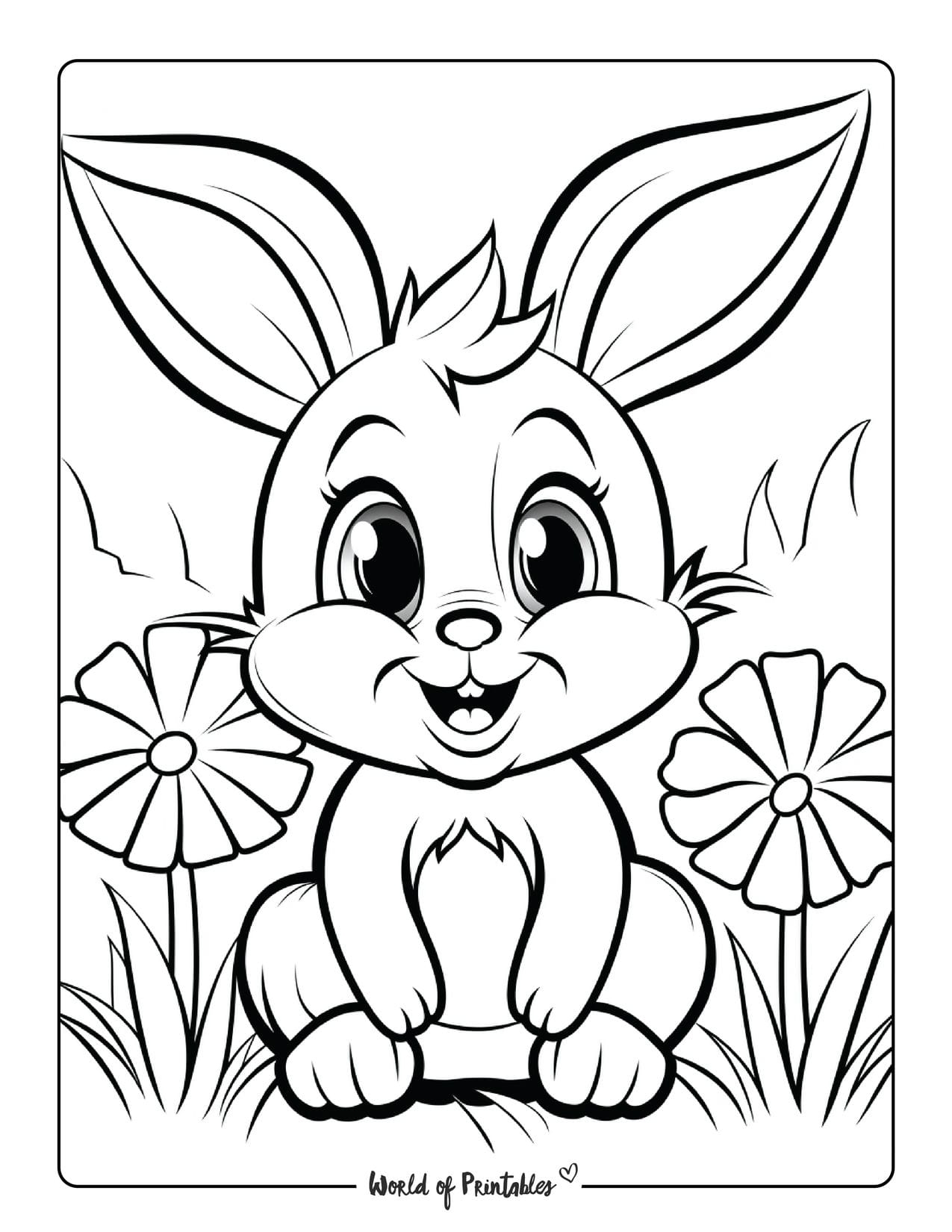 color pages of easter bunnies color pages of easter bunnies