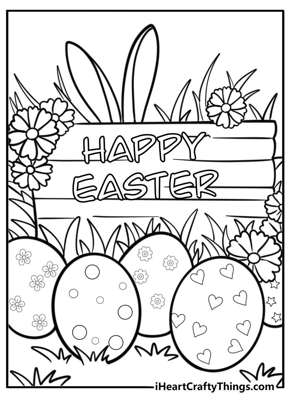 Easter Coloring Pages 36 Free Printable PDF Sheets For Kids Easter Coloring Pages 36 Free Printable PDF Sheets For Kids