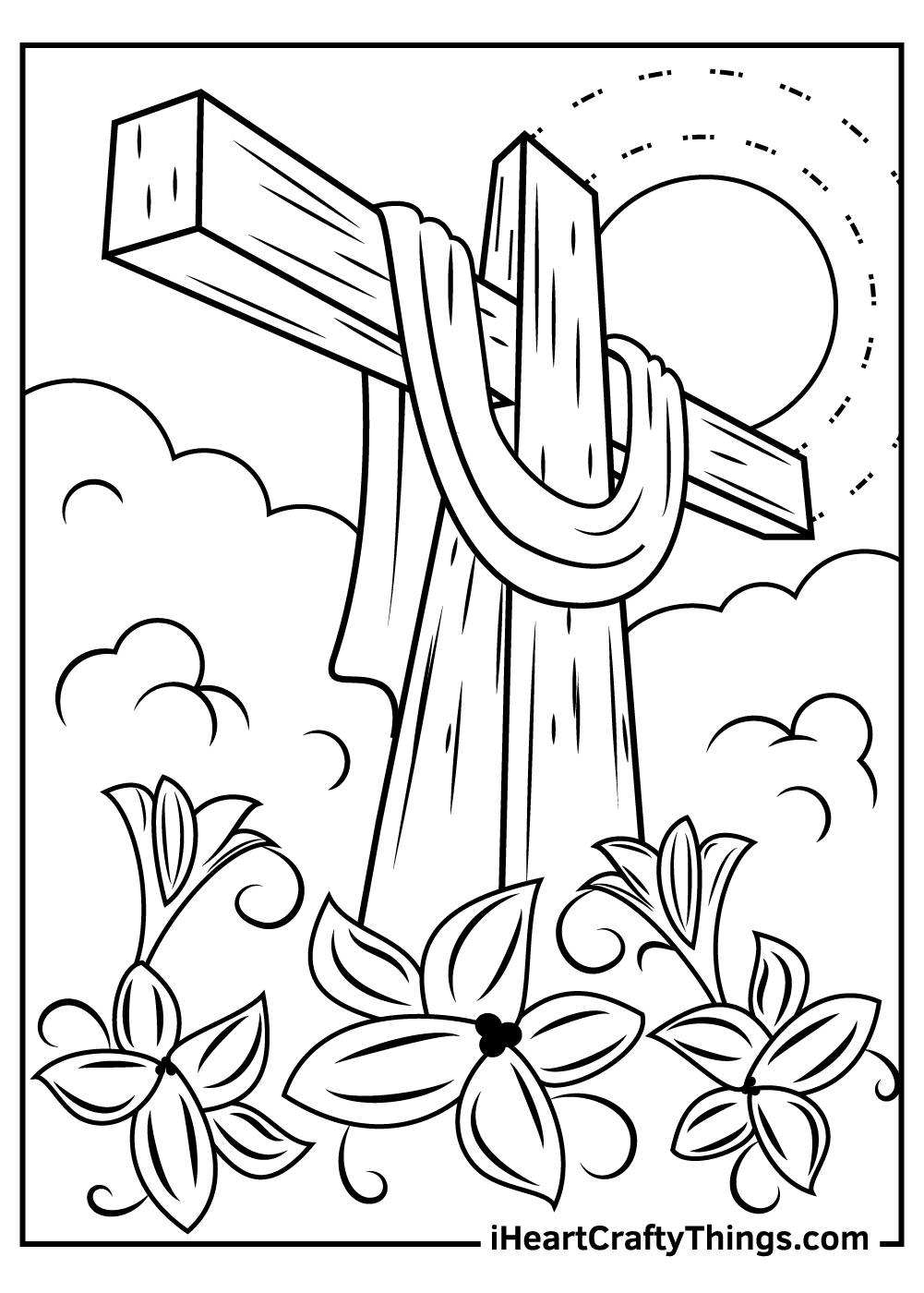religious easter coloring pages