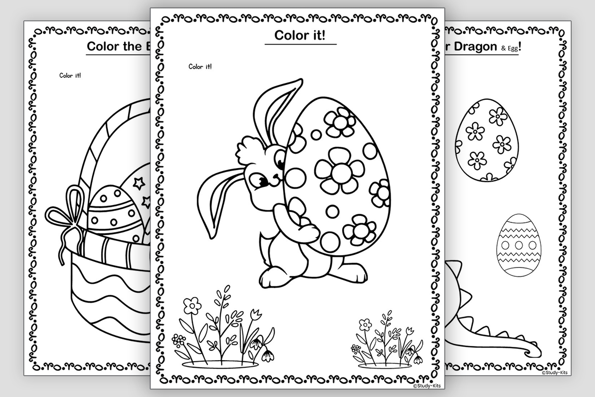 easter and spring coloring pages easter and spring coloring pages