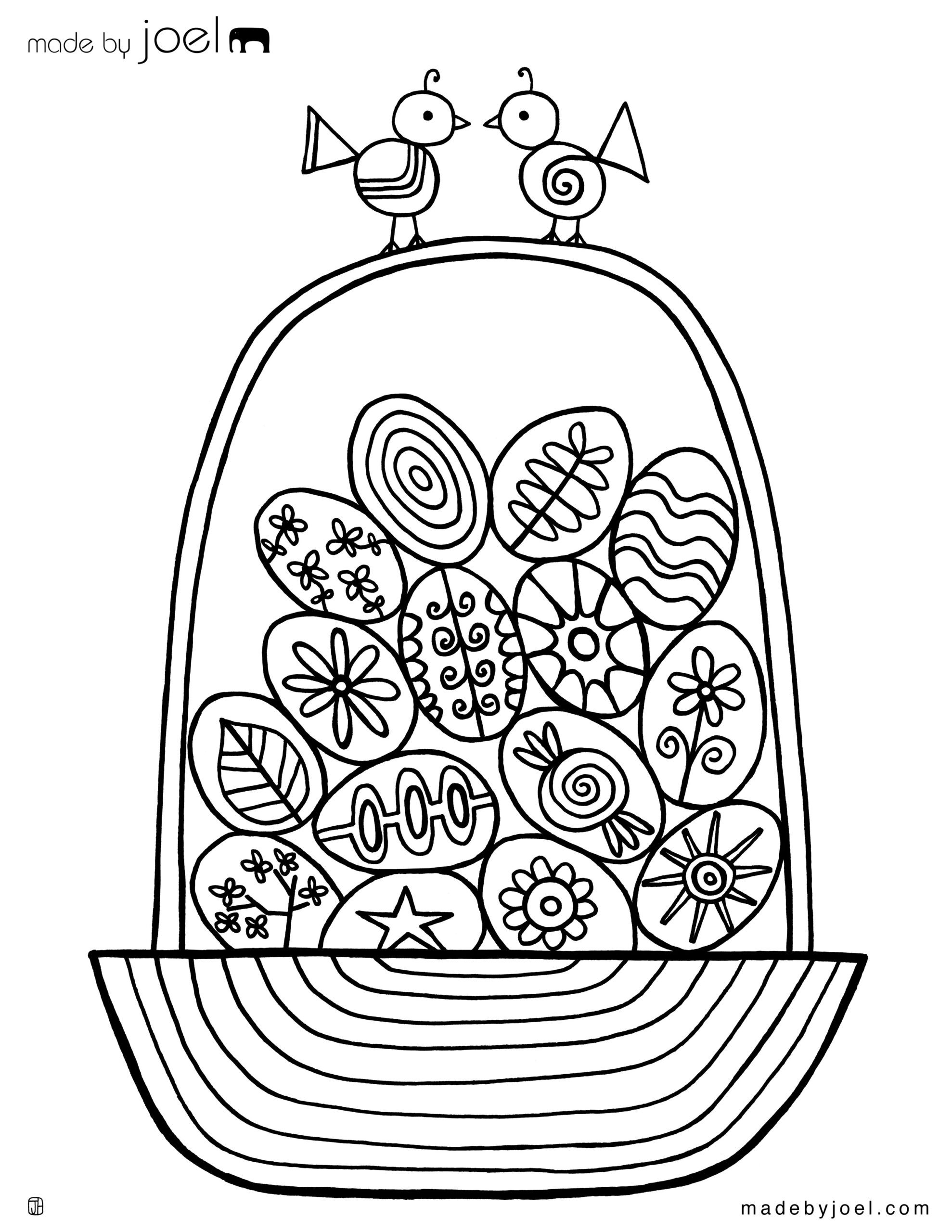 coloring pages of easter baskets coloring pages of easter baskets