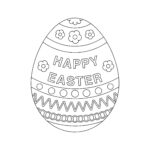 Easter Egg Coloring Page Easter Egg Colouring In Page easter Egg Svg Printable Silhouette Cut Files Cricut Cut Files Svg Files Etsy Israel