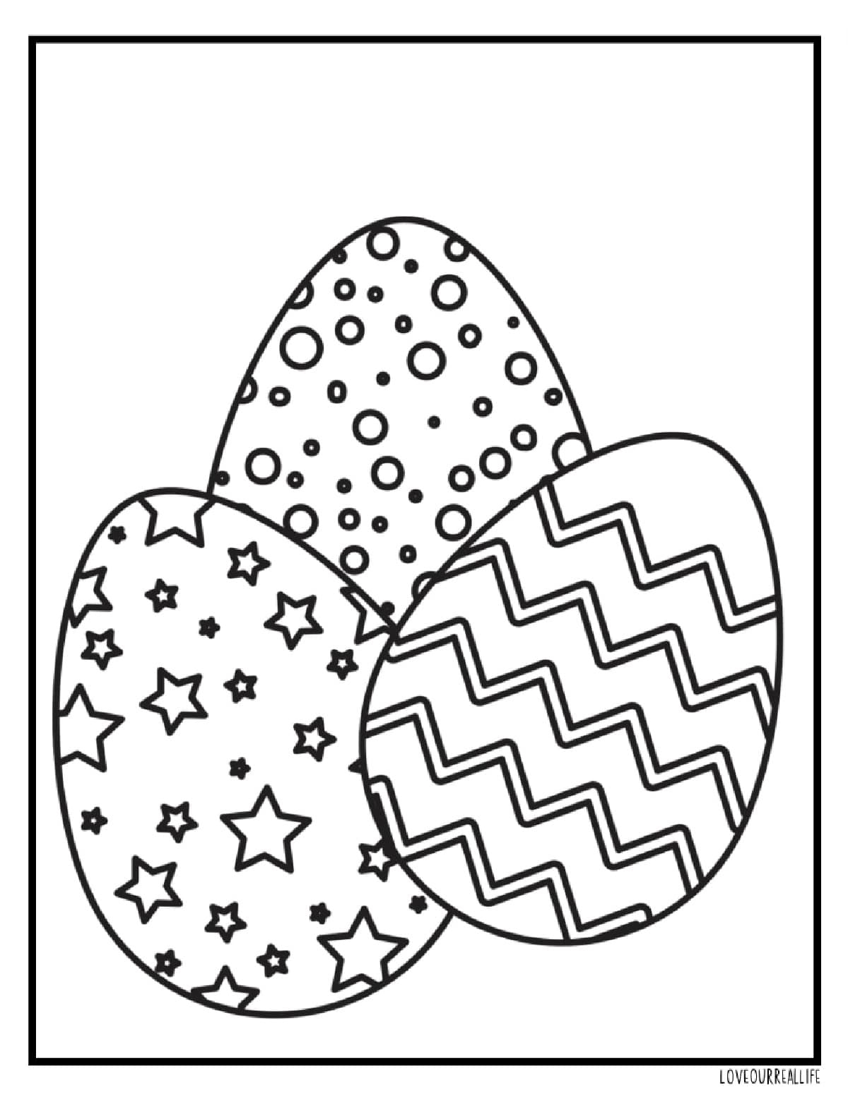 Easter Egg Coloring Pages And FREE Printable Egg Templates Love Our Real Life Easter Egg Coloring Pages And FREE Printable Egg Templates Love Our Real Life