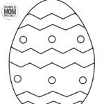 Easter Egg Coloring Pages For Kids With FREE Printable Templates SimpleMomProject