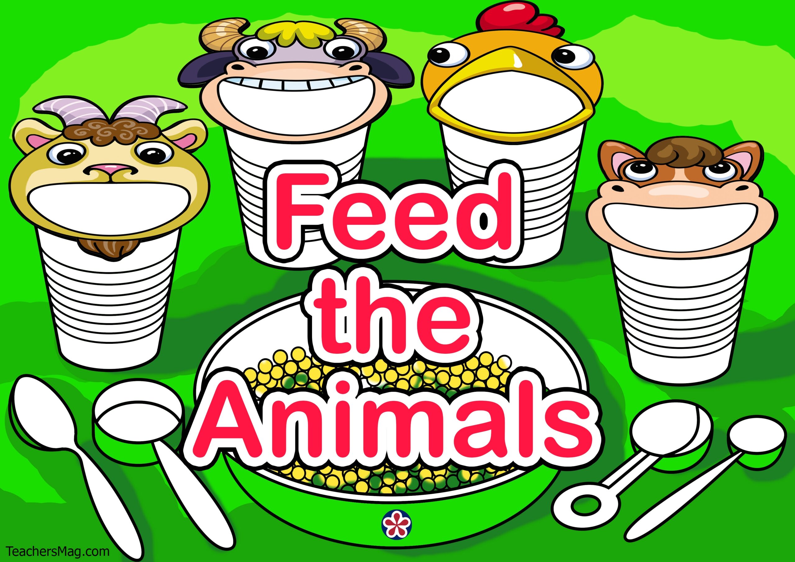 Feed The Animals Printable Activity TeachersMag Feed The Animals Printable Activity TeachersMag