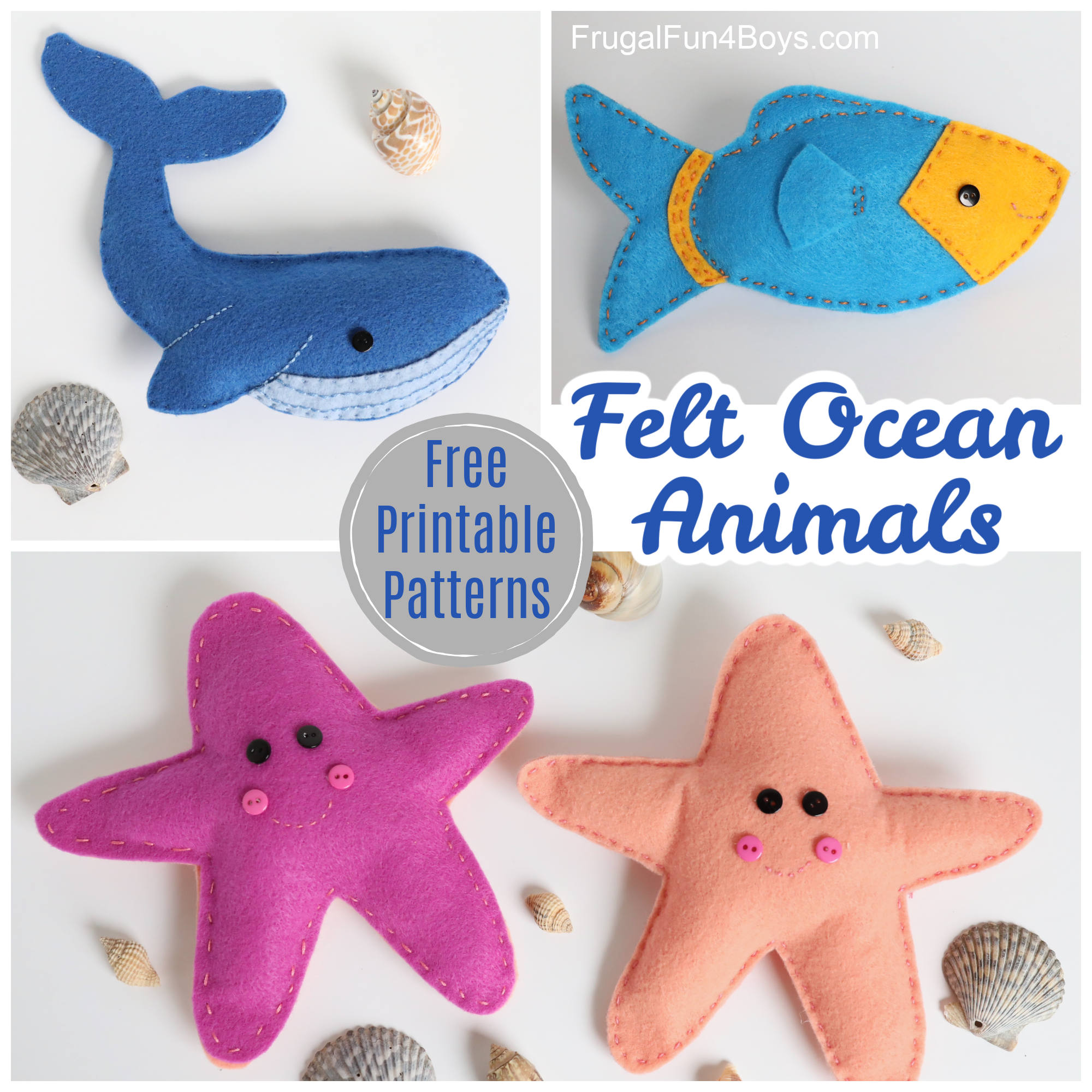 felt printable stuffed animal patterns