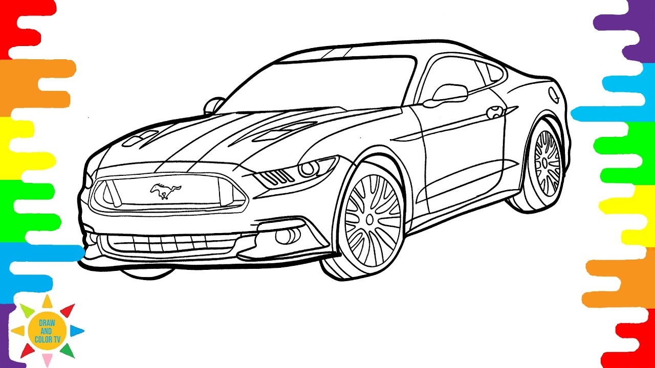 Ford Mustang GT Coloring Pages Car Coloring Pages FORD MUSTANG GT Facading Tonight YouTube Ford Mustang GT Coloring Pages Car Coloring Pages FORD MUSTANG GT Facading Tonight YouTube