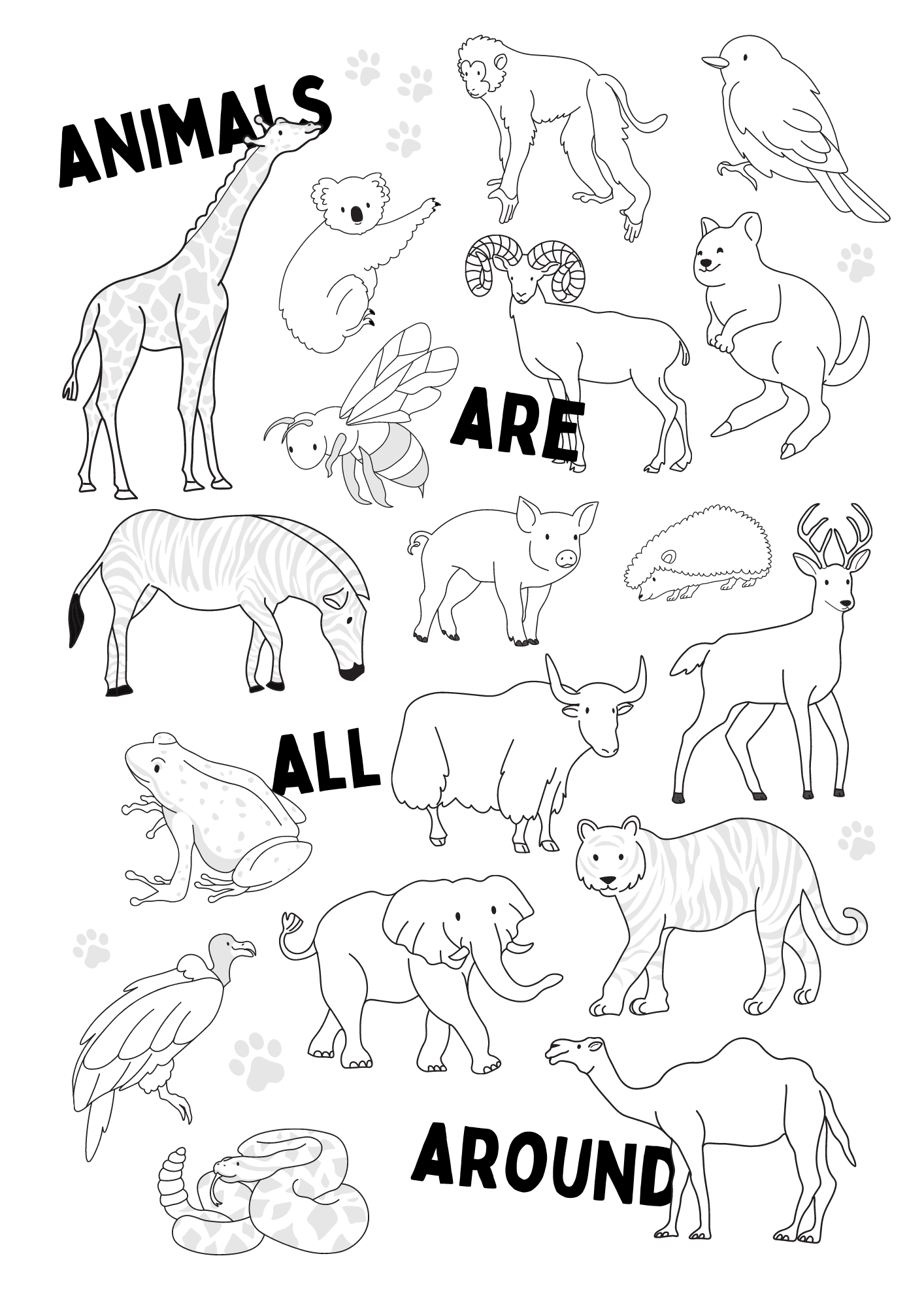 animal printable coloring pages animal printable coloring pages