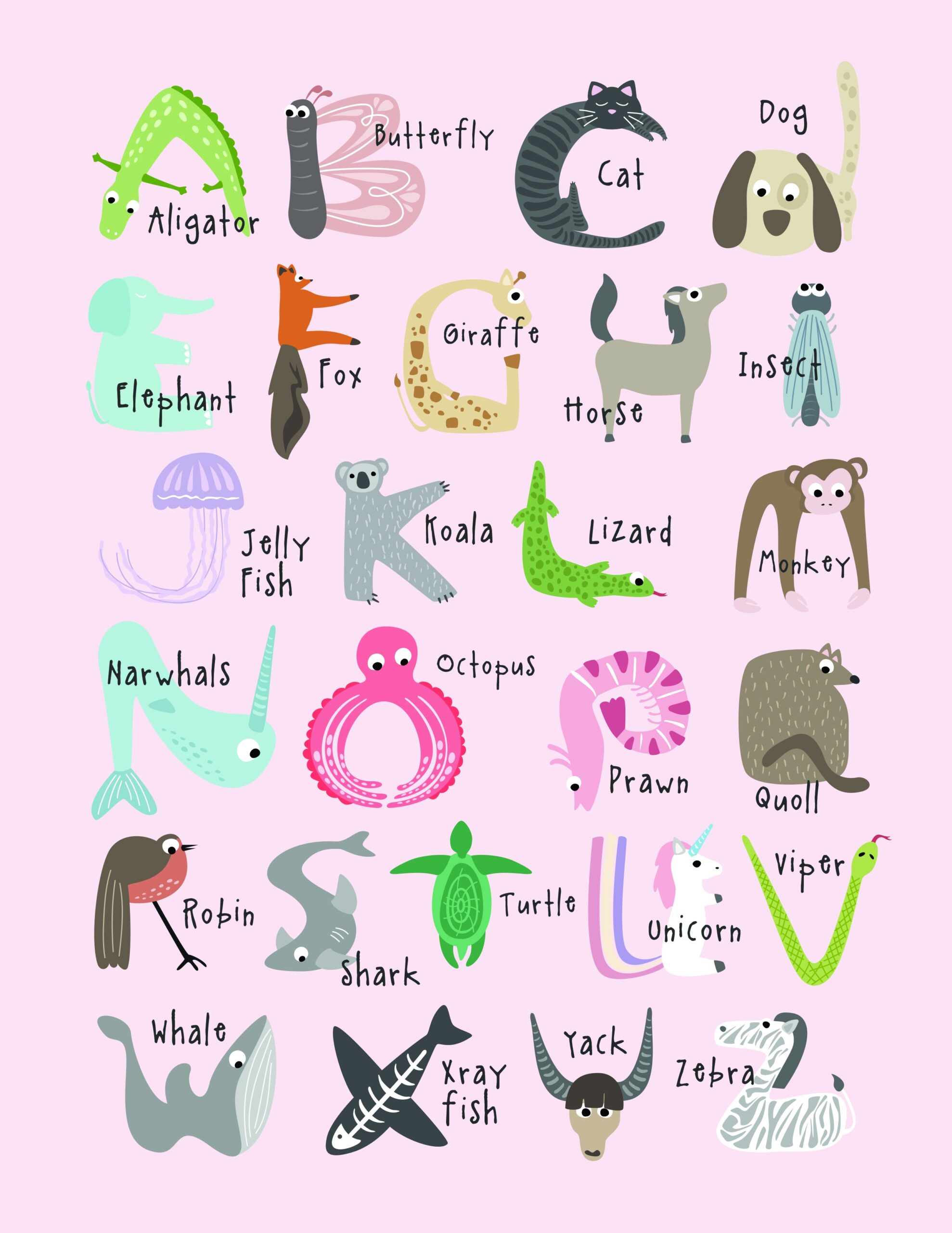 Free Cute And Educational Animal Alphabet Printables Tulamama Free Cute And Educational Animal Alphabet Printables Tulamama