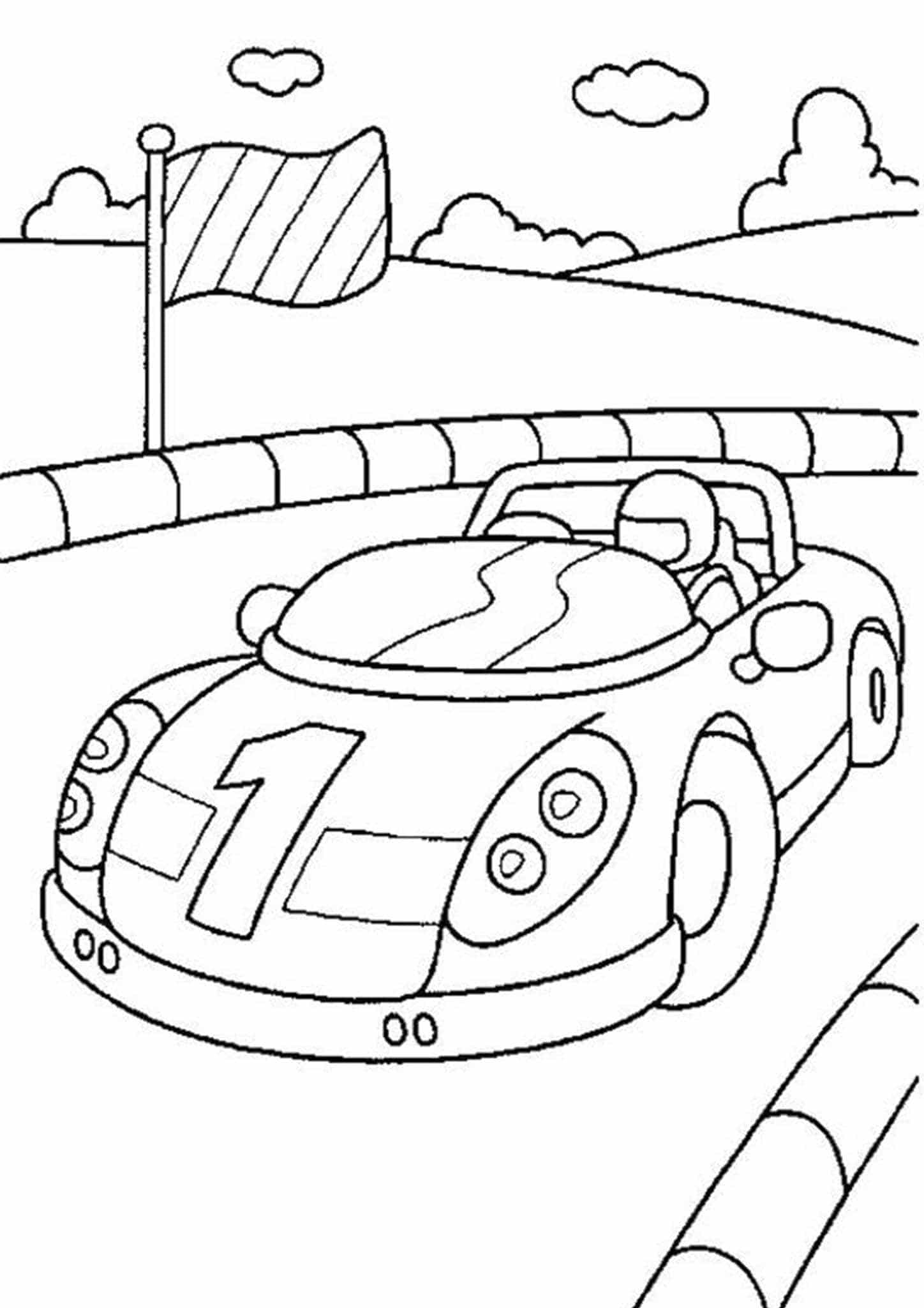 Free Easy To Print Race Car Coloring Pages Tulamama Free Easy To Print Race Car Coloring Pages Tulamama