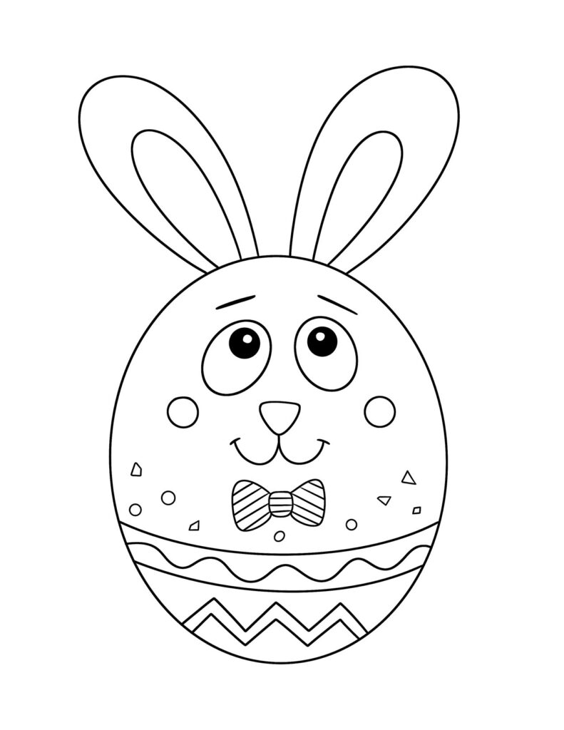 easter preschool coloring pages