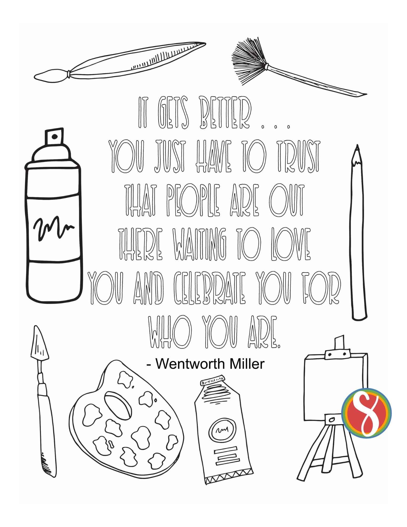 Free Mental Health Coloring Pages Stevie Doodles Free Mental Health Coloring Pages Stevie Doodles