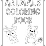 FREE Printable Animals Coloring Book April Golightly