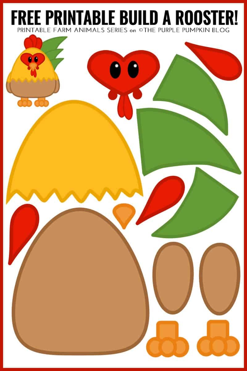 build an animal printable build an animal printable