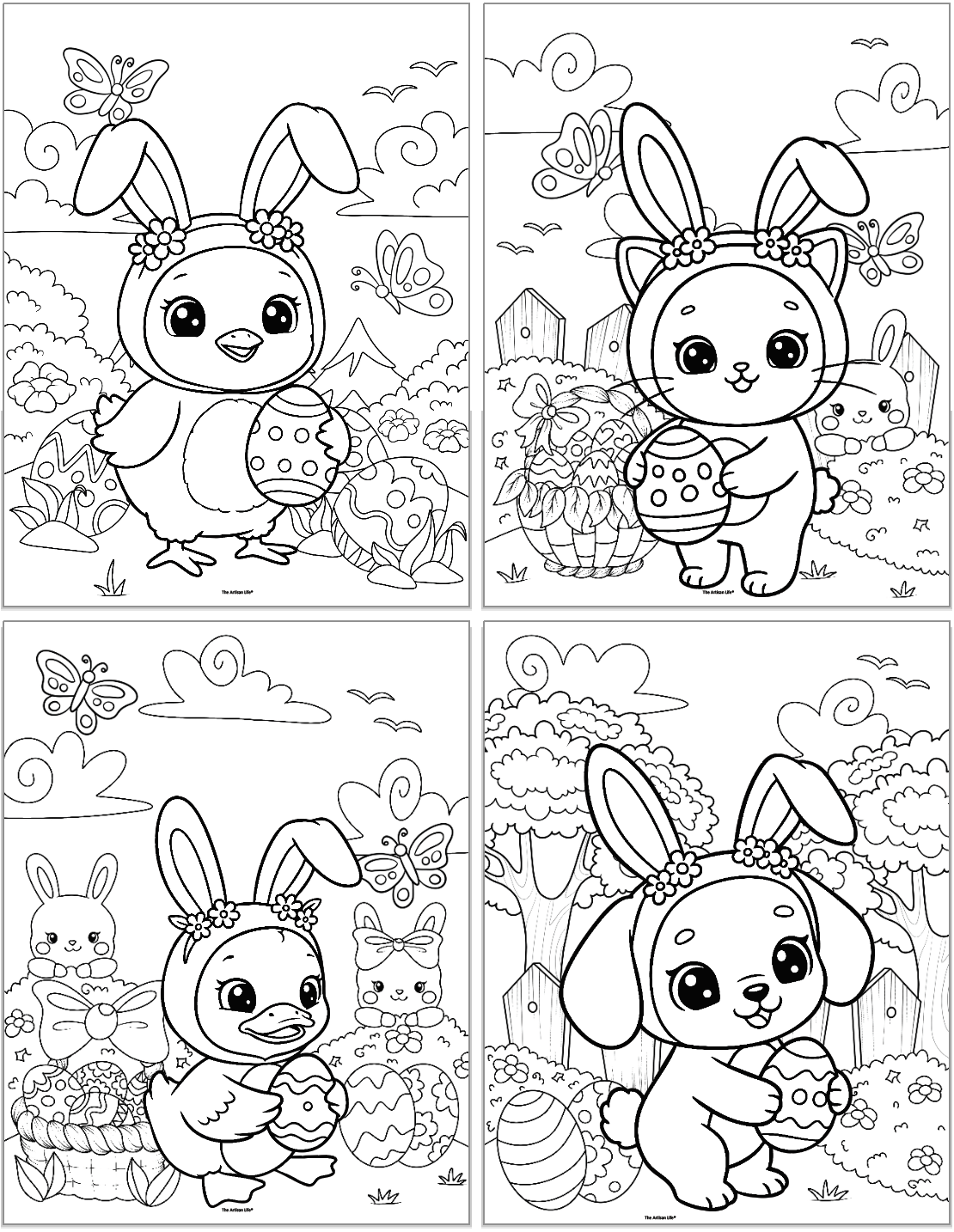 Free Printable Easter Coloring Pages For Kids The Artisan Life Free Printable Easter Coloring Pages For Kids The Artisan Life