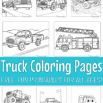 Free Truck Coloring Pages Printables