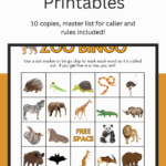 Free Zoo BINGO Printables LovingHomeschool
