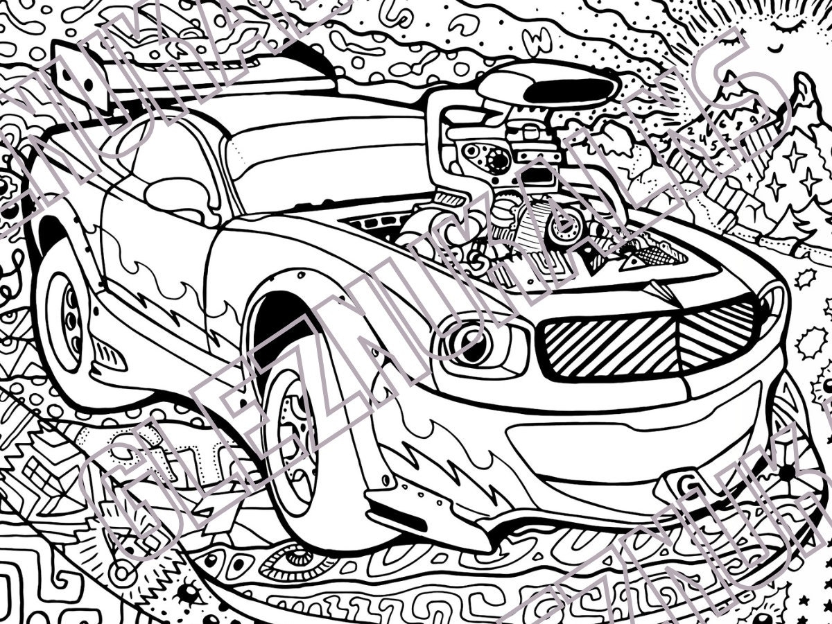 coloring pages of cars