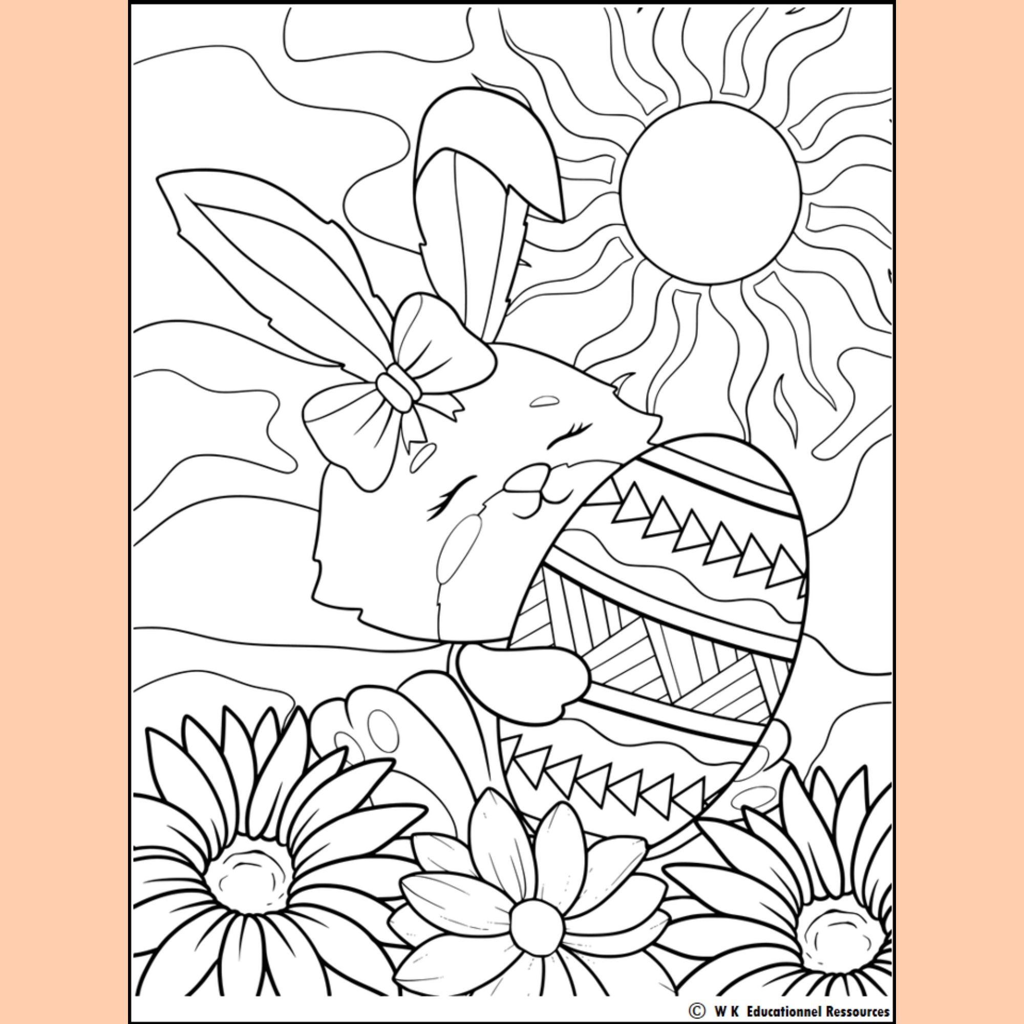 Happy Easter Day Spring Math Coloring Pages Sheets April Activity March Madness Made By Teachers Happy Easter Day Spring Math Coloring Pages Sheets April Activity March Madness Made By Teachers