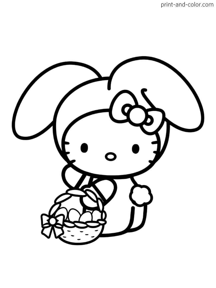 Hello Kitty Coloring Pages Print And Color Hello Kitty Coloring Pages Print And Color