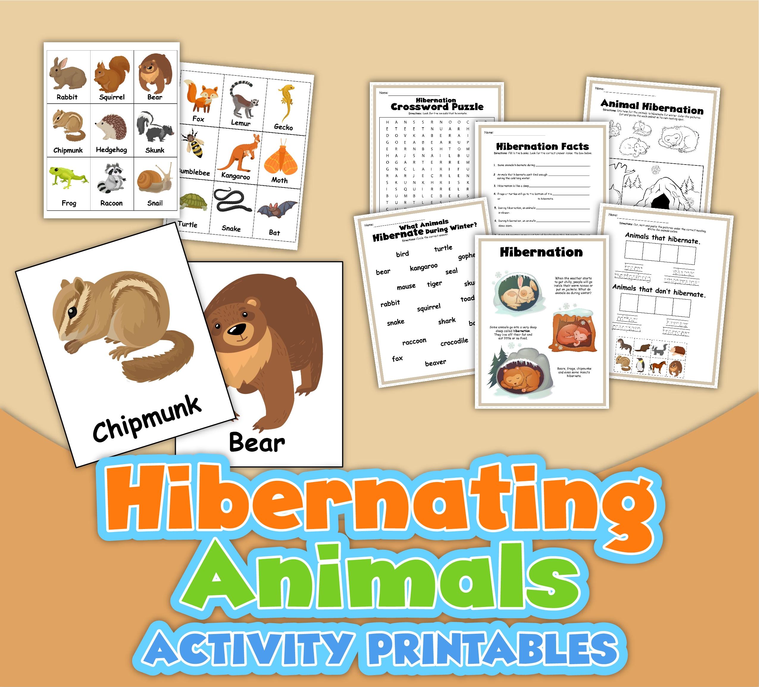 Hibernating Animal Activities Little Bins For Little Hands Hibernating Animal Activities Little Bins For Little Hands