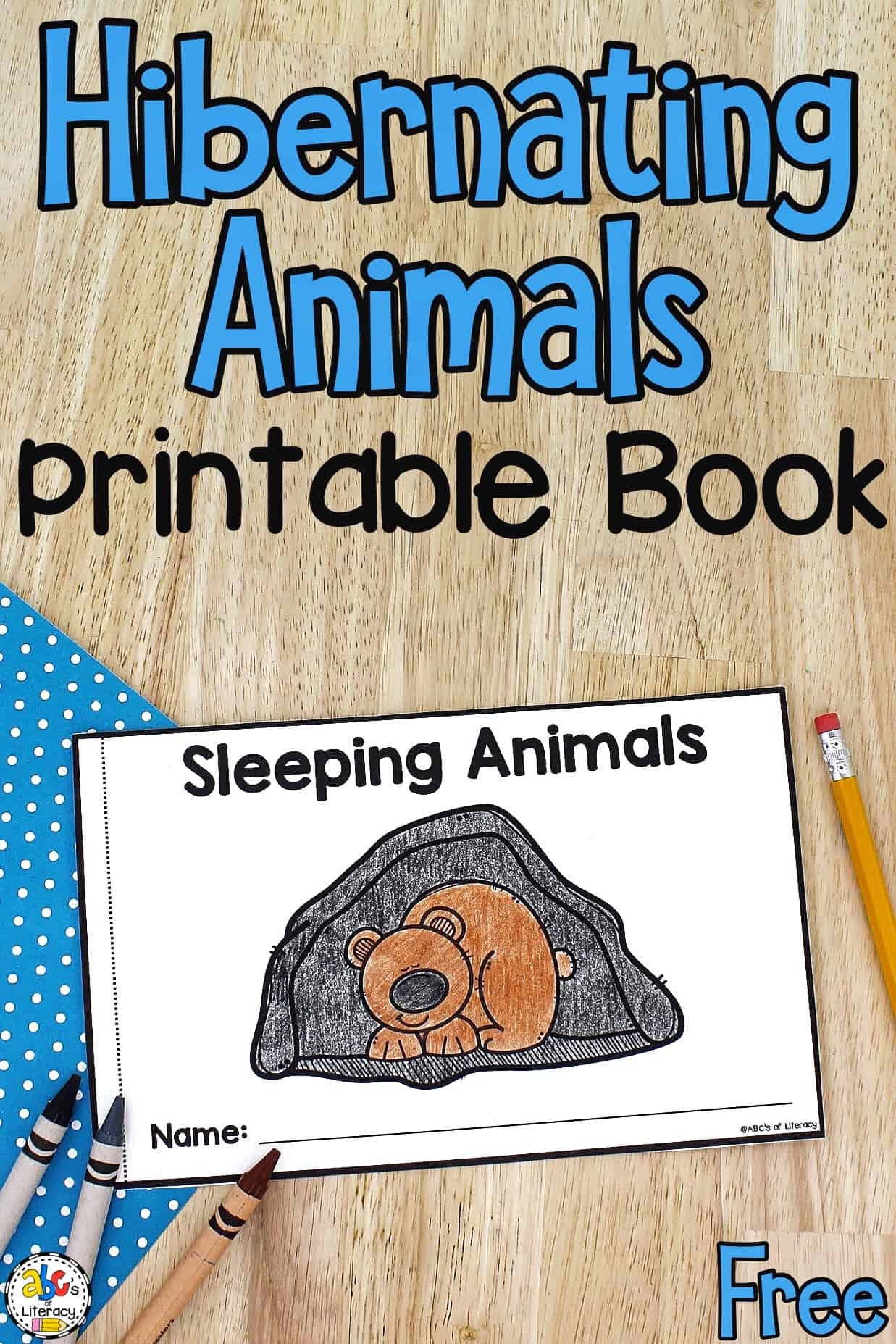 Hibernating Animals Printable Book Hibernating Animals Printable Book
