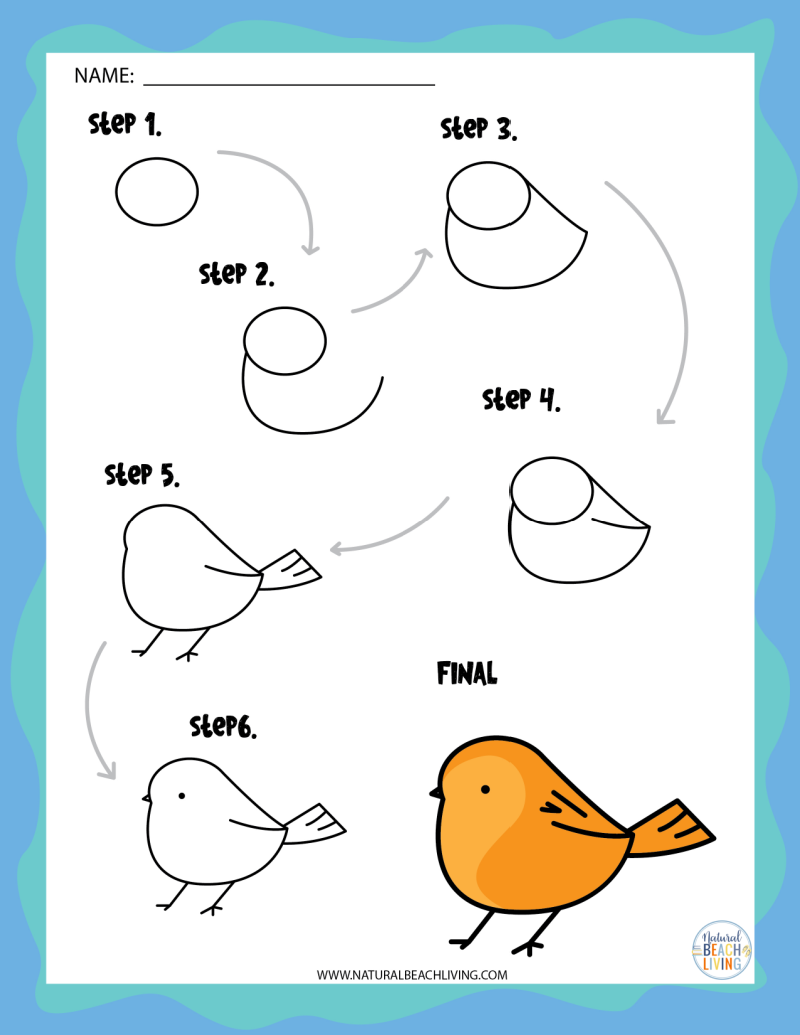 How To Draw Animals And Insects Step By Step Printables For Kids Natural Beach Living How To Draw Animals And Insects Step By Step Printables For Kids Natural Beach Living