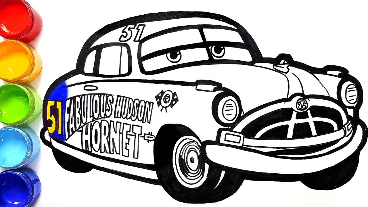How To Draw Doc Hudson Hornet CARS 3 Painting For Kids Drawing Coloring Pages Tim Tim TV YouTube How To Draw Doc Hudson Hornet CARS 3 Painting For Kids Drawing Coloring Pages Tim Tim TV YouTube