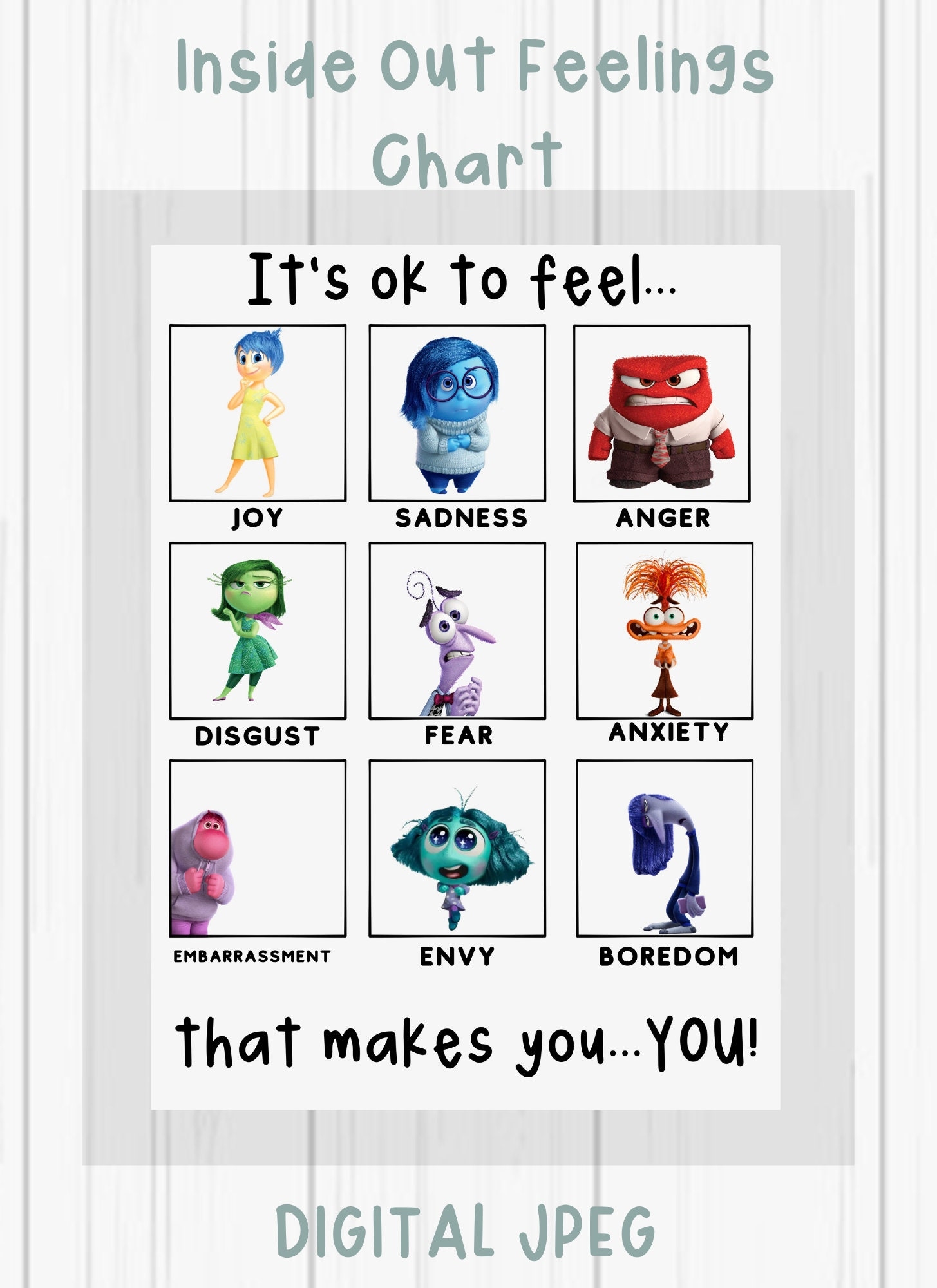Inside Out Feelings Chart Digital Download Emotional Awareness Printable Etsy Inside Out Feelings Chart Digital Download Emotional Awareness Printable Etsy