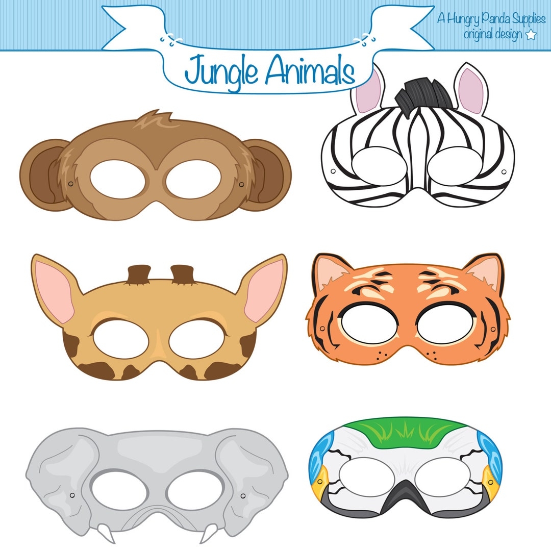 Jungle Animals Printable Masks Monkey Mask Zebra Tiger Elephant Parrot Giraffe Animal Mask Jungle Animal Safari Tiger Costume bird Etsy Jungle Animals Printable Masks Monkey Mask Zebra Tiger Elephant Parrot Giraffe Animal Mask Jungle Animal Safari Tiger Costume bird Etsy
