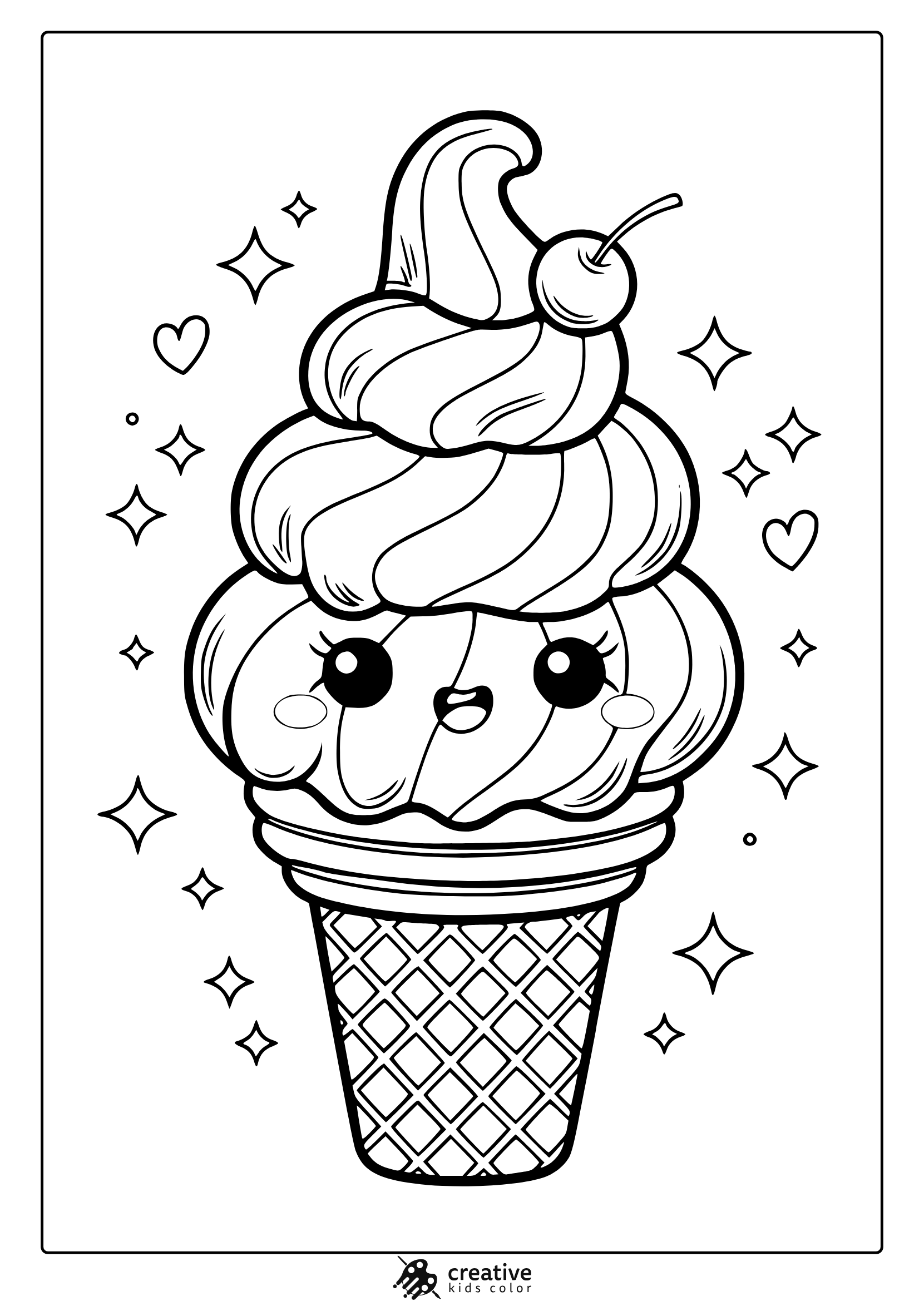 Kawaii Coloring Pages 35 Free Printable PDF Kawaii Coloring Pages 35 Free Printable PDF