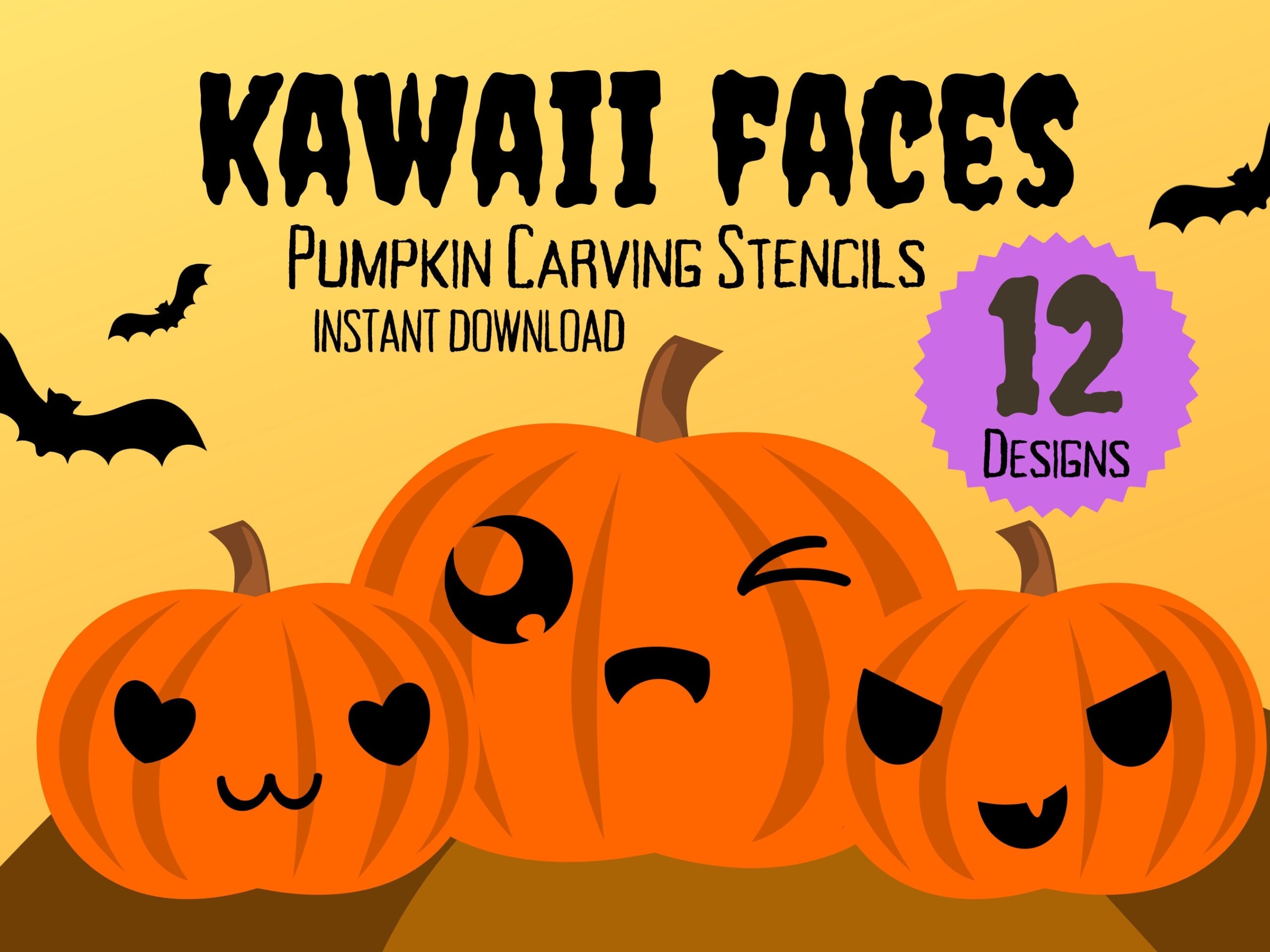 anime pumpkin stencils printable