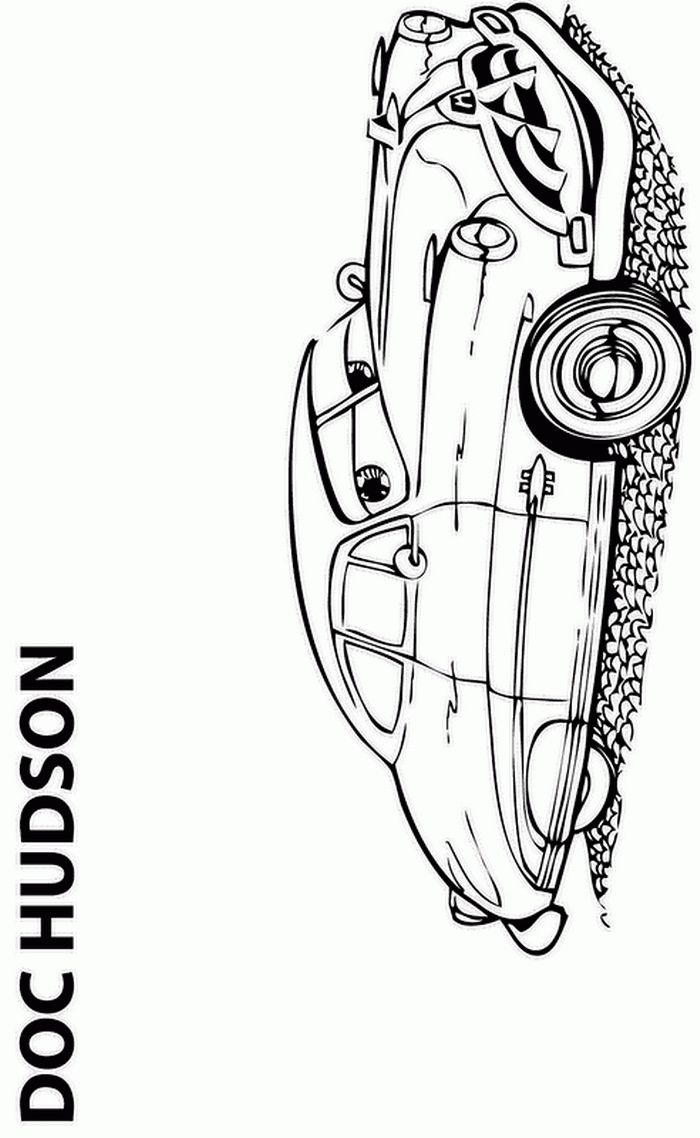 doc hudson cars coloring pages doc hudson cars coloring pages