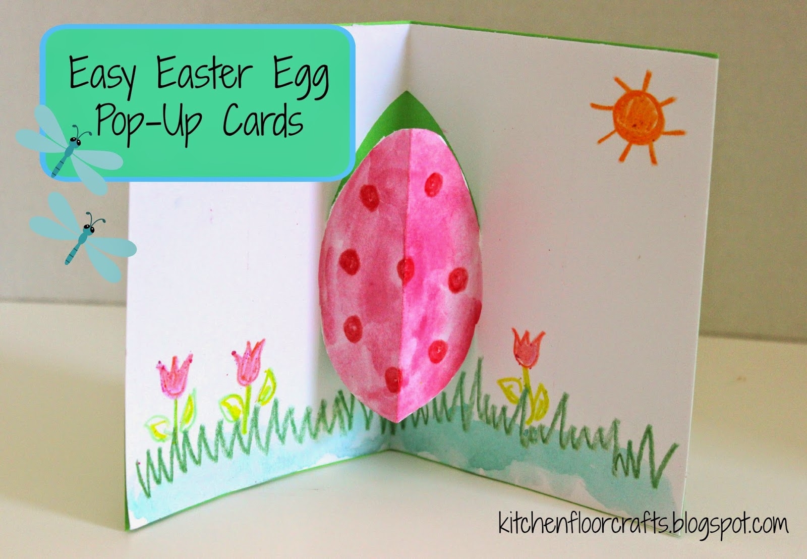 Kitchen Floor Crafts Easy Easter Egg Pop Up Card Kitchen Floor Crafts Easy Easter Egg Pop Up Card